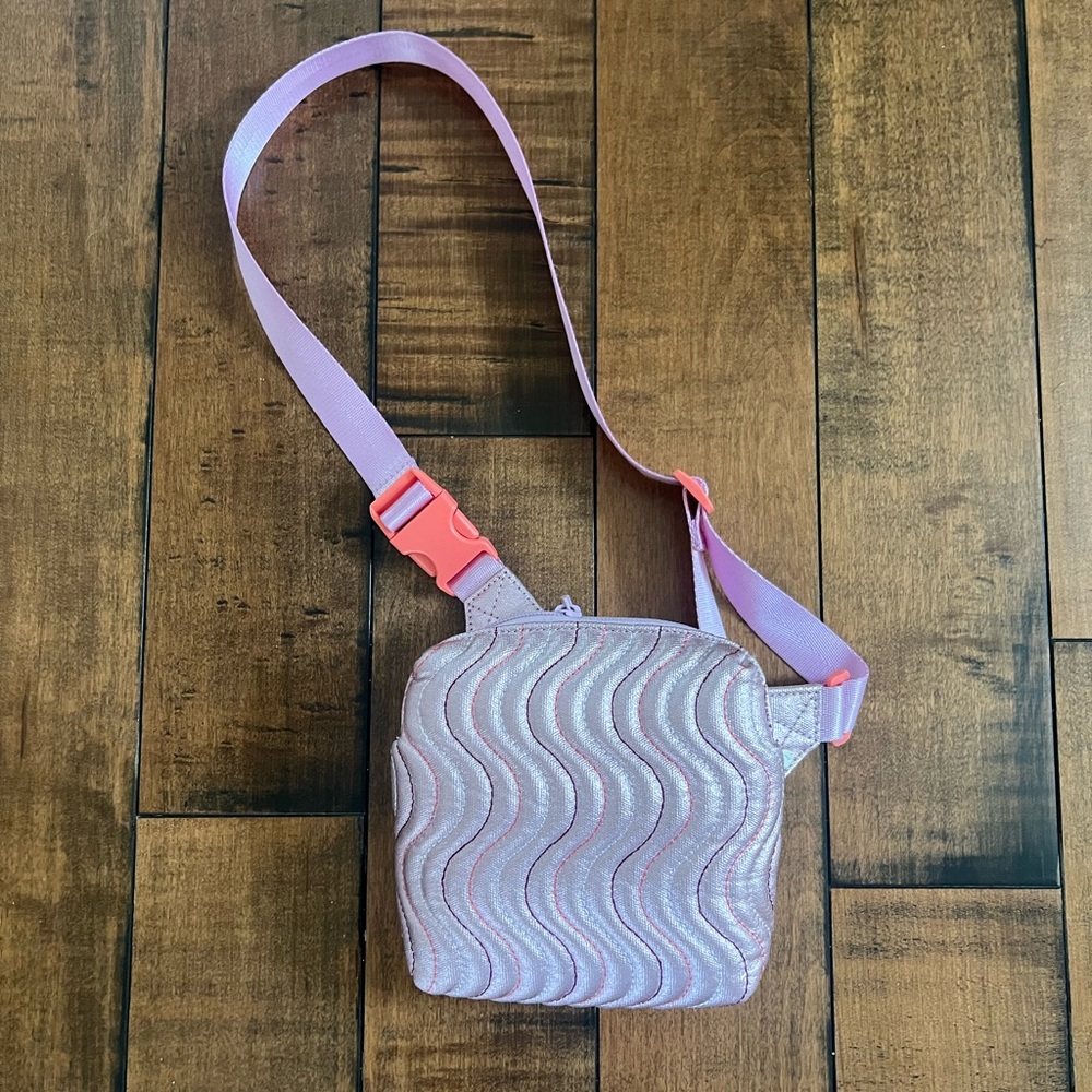 STATE Metallic Pink Crossbody Bag